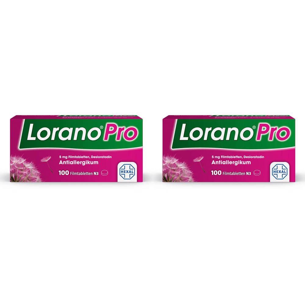 LORANOPRO 5 mg Filmtabletten Doppelpackung (2x 100St)