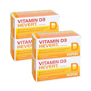 VITAMIN D3 HEVERT Tabletten Doppelpackung (2x200 St)