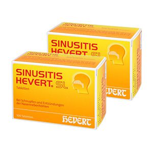 SINUSITIS HEVERT SL Tabletten Doppelpackung (2x100 St)