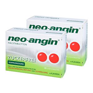 NEO-ANGIN Halstabletten zuckerfrei Doppelpackung (2x 48St)