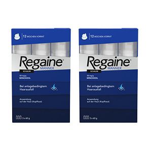 REGAINE Männer Schaum 50 mg/g Doppelpackung (2x 180ml)