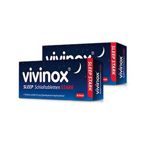 VIVINOX Sleep Schlaftabletten stark Doppelpackung (2x 20St)