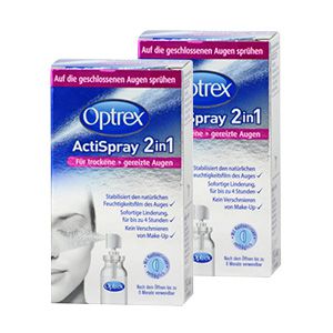 OPTREX ActiSpray 2in1 f.trockene+gereizte Augen Doppelpackung (2x10ml)
