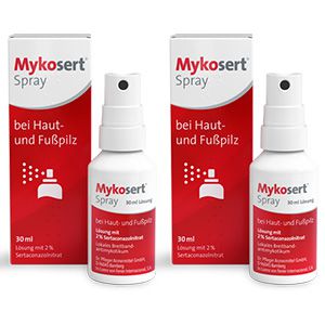 MYKOSERT Spray bei Haut- und Fußpilz Doppelpackung (2x 30ml)