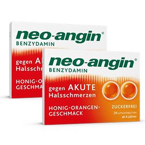 NEO-ANGIN Benzydamin akute Halsschmerz.Honig-Oran. Set (2x 20St)