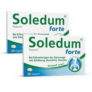 SOLEDUM Kapseln forte 200 mg Doppelpackung (2x 20St)