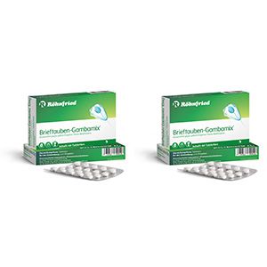 BRIEFTAUBEN-Gambamix Tabletten vet. Doppelpackung (2x60St)