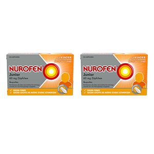 NUROFEN Junior 60 mg Zäpfchen Doppelpackung (2x10St)