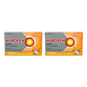 NUROFEN Junior 125 mg Zäpfchen Doppelpackung (2x10St)