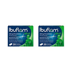 IBUFLAM akut 400 mg Filmtabletten Doppelpackung (2x20St)