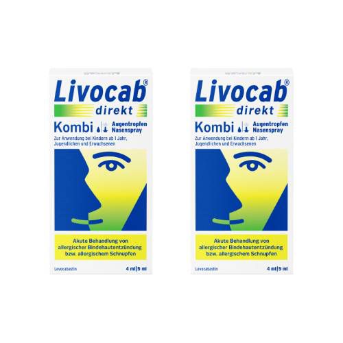Livocab®direkt Nasenspray/Augentropfen Kombi Doppelpackung (2x 1P)