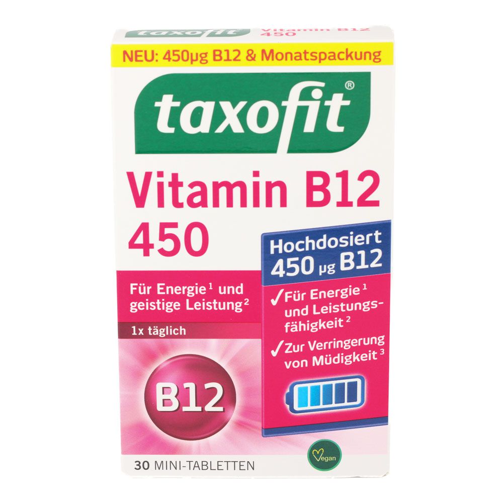 TAXOFIT Vitamin B12 450 μg Tabletten