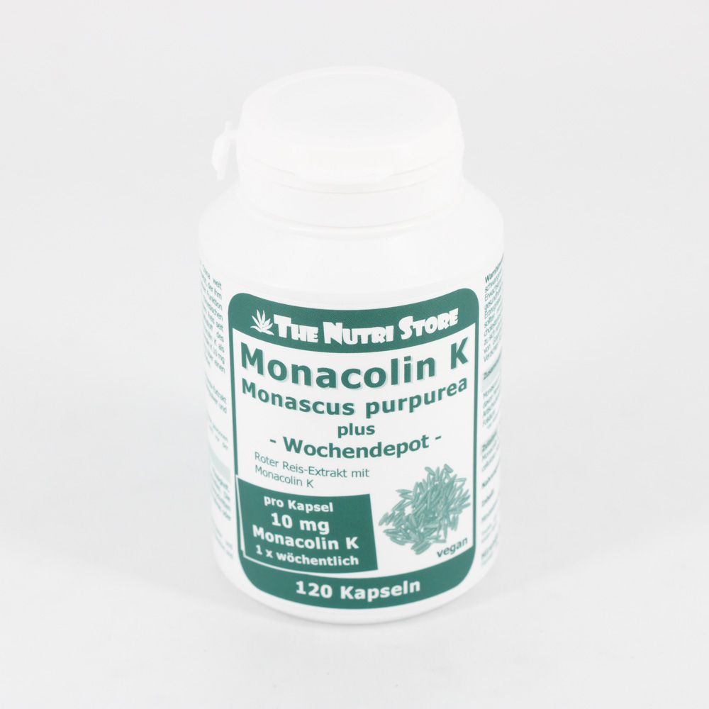MONACOLIN K plus 10 mg Wochendepot vegan Kapseln