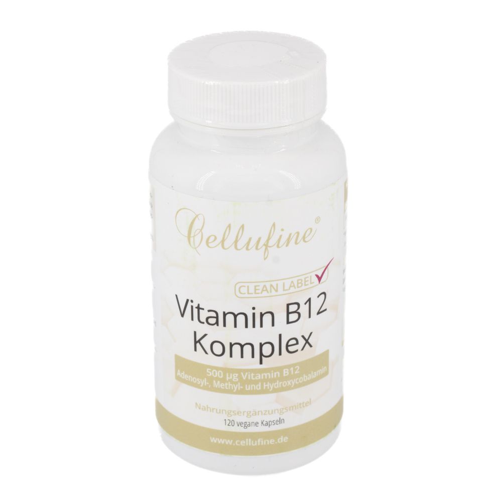 CELLUFINE Vitamin B12 Komplex vegan Kapseln