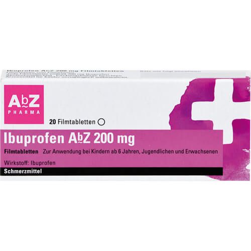 IBUPROFEN AbZ 200 mg Filmtabletten 20St - Bodfeld Apotheke